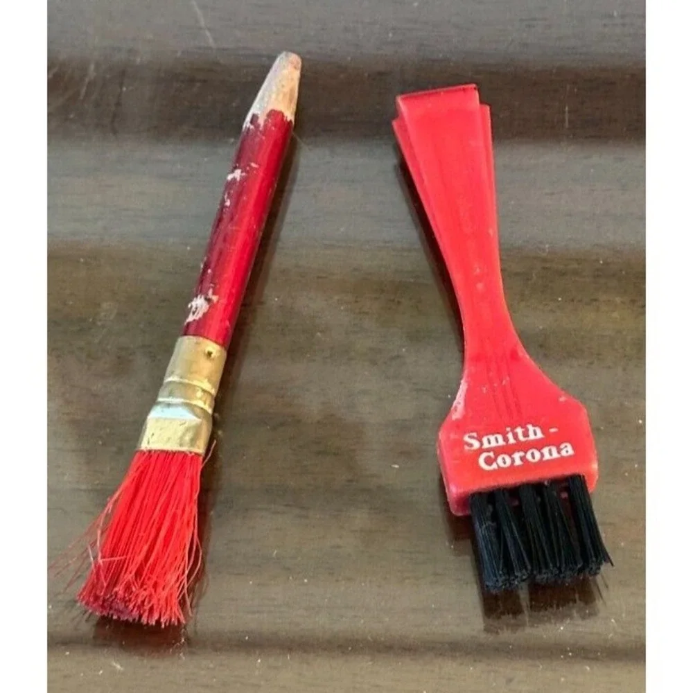 Vintage Smith Corona Typewriter Brush & Carbon Pencil w/ Hard Brush